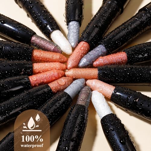 Longwear Cream Eye Shadow Sticks (67 Amethyst Matte),Smudge-Proof, Waterproof Eyeshadow,Silky Formula Glitter With Makeup Brush,Dark Purple