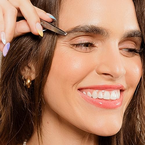 No Mo-Unibrow hair removal waxing kit: wax strips and mini tweezers for the face and brows, 24 individual strips. AS SEEN ON SHARK TANK!
