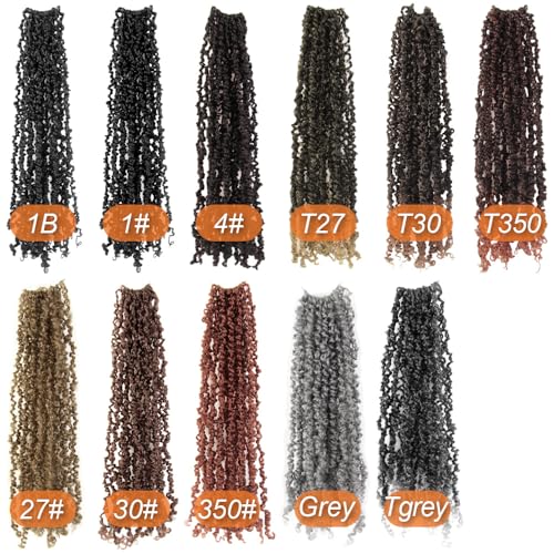 Osuntress Gray Yanky Twist Crochet Hair 8 Inch - 10 Packs for Black Women