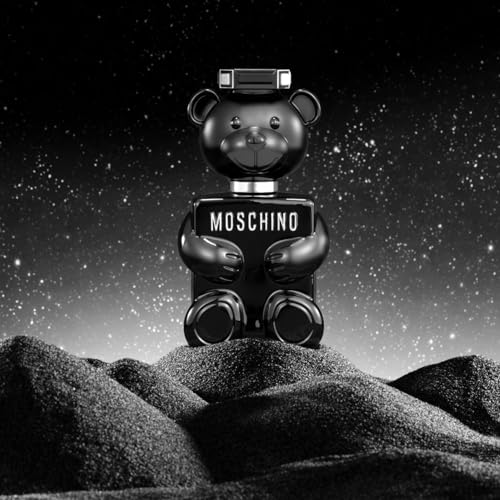 Moschino Toy Boy Eau de Parfum Spray for Men 1.7 Fl Oz - Black Teddy Design