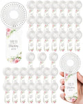 Knsdtsy 50 Pcs Wedding Mini Handheld Fans - Elegant Forest Green, Portable Battery-Powered Favors