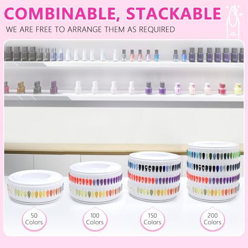 I¡¤B¡¤N G Nail Polish Display Book 200 Colors, Professional Nail Color Display Show Nails Sample Book (CS200)