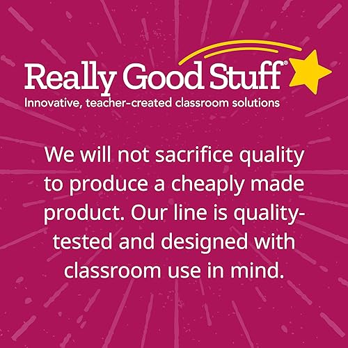 Really Good Stuff Classroom Stacking Storage Bins - 12 Pack, Blue, 14x10x5.75 Inches