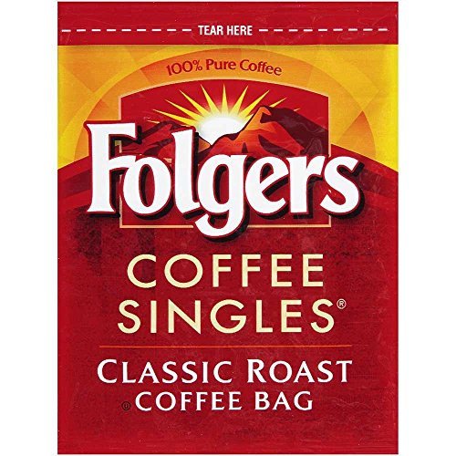 Folgers Coffee Singles - 19 Packets, Medium Roast, Instant Coffee for Easy Brewing