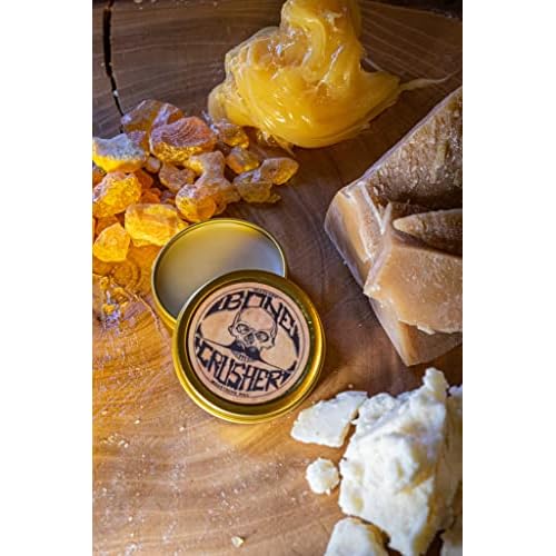 THE VINTAGE GROOMING CO. Bone Crusher Extra Strong Mustache Wax and Night Fury Mustache Wax Remover Oil Set
