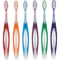 SoFresh Adult Flossing Toothbrush Bundle with Wide Grip & Dual Action Bristles