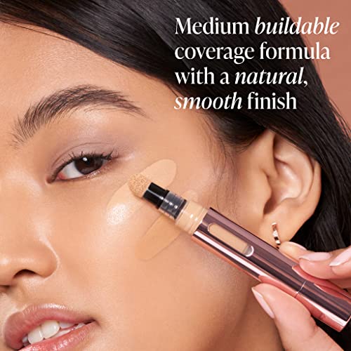 Mally Beauty - The Plush Pen Brightening Concealer Stick - Cashmere - Hydrating Turmeric, Vitamin E, and Hyaluronic Acid Infused Formula - Medium Buildable Coverage with a Natural, Smooth Finish