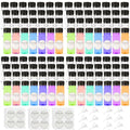 2oz Clear Plastic Bottles with Lids — 100 Pack, Leak-Proof Vials for Beverages