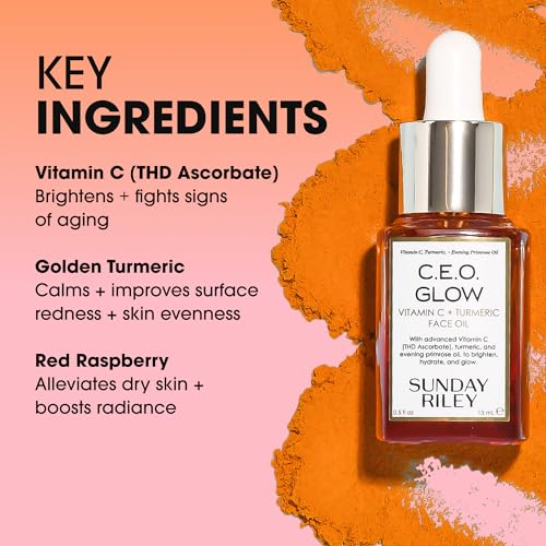 Sunday Riley C.E.O. Glow Vitamin C & Turmeric Face Oil 0.5 Fl Oz