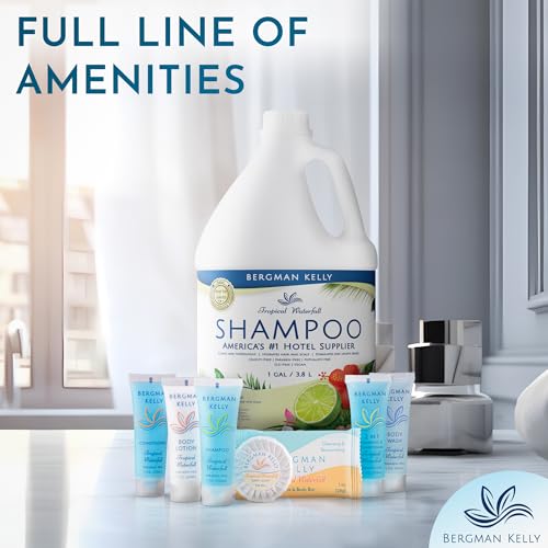 Bergman Kelly Tropical Waterfall Scent Shampoo Gallon Refill (128 fl oz) for Hotels & Hospitality