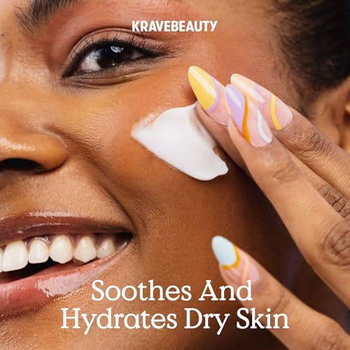 KraveBeauty Oat So Simple Water Cream 80mL - Sensitive Skin Hydrator, Pack of 1