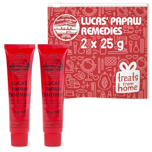 Lip Ointment Cream for Dry Lips & Skin Relief - 2 x 25g