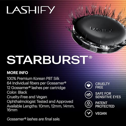 Gossamer DIY Eyelash Extensions Refill - Multi-Length 10mm Lash Flares