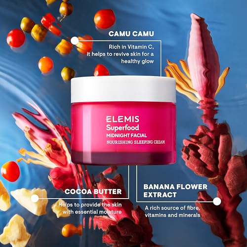 Elemis Superfood Midnight Facial 1.69 Fl Oz Hydrating Prebiotic Night Cream