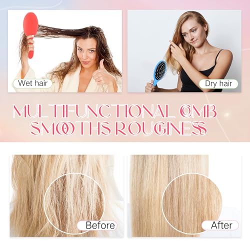 Suclain 30 Pcs Hair Brushes Bulk for Women - Detangling & Travel-Friendly