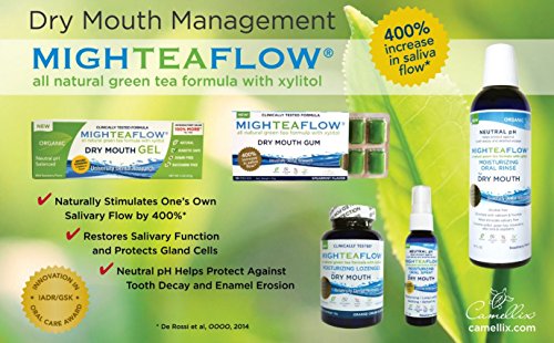 Natural Dry Mouth Lozenges with Xylitol and Green Tea - 90 Count