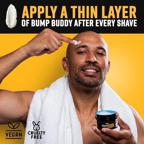 Bump Buddy After Shave Cream, Helps Reduce Razor Bumps & Discomfort Post-Shave for Head, Face, Neck, Underarms, Legs, Bikini Area, 50 ml