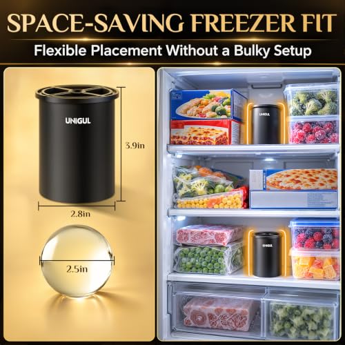 Unigul 4-Pack 2.5" Clear Ice Ball Molds — Stainless Steel Insulated Cup, Large Round Ice Cubes for Whiskey
