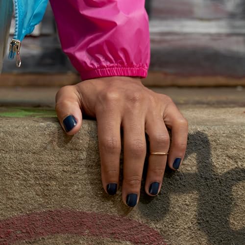 essie expressie quick dry nail polish, vegan, power moves, blue, feel the hype, 0.33 fl oz