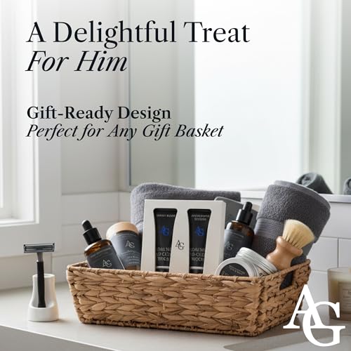 Self-Care Kit for Men Set with Shave Balm and After Shave Lotion - Shave Balm for Sensitive Skin - Birthday Gift Idea for Him - 2 x 3.4 fl oz Razor Burn Cooling & Soothes Skin