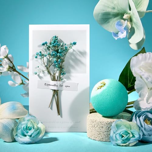 Large Blue Self Care Gift Basket for Women - Spa Set & Care Package