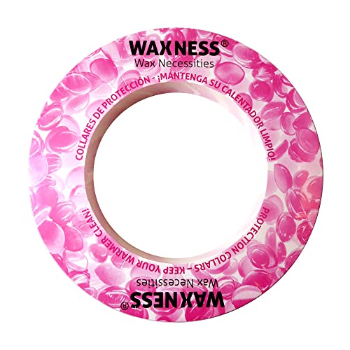 Waxness Waxing Multi-fit Protection Collars for 14-16 Oz Tins and Warmers 50 pcs Pink