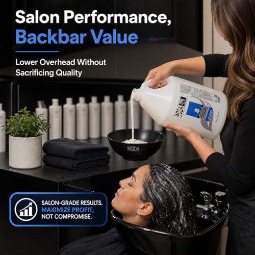 MODA 128oz Deep Moisturizing Hair Conditioner & Leave-In Treatment