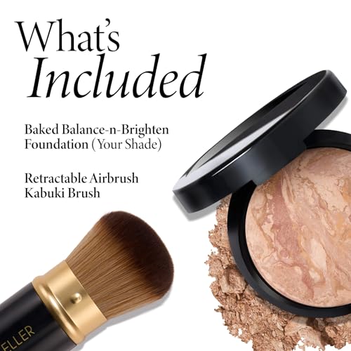 Laura Geller Baked Balance-n-Brighten Foundation Light 03 with Kabuki Brush