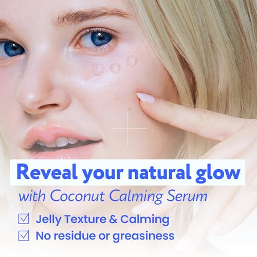 Coconut Water Glow Calming Serum | Hydrating & Soothing Serum with Panthenol, Niacinamide & Cica | Centella Asiatica | Barrier Repair for Sensitive Skin | Korean Skin Care (30ml / 1.01 fl oz)