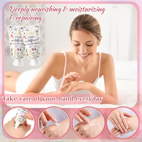 Wildflower Baby Shower Hand Cream Gift Set - 48 Travel Size Lotion Favors