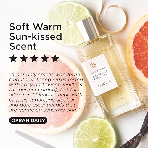 Lavanila Vanilla Grapefruit Perfume for Women 1.7 Fl Oz - Clean, Long Lasting Fragrance