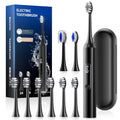Cemobene Sonic Electric Toothbrush for Adults - Rechargeable, 8 Brush Heads, 3 Modes, IPX7 Waterproof, Type-C Travel