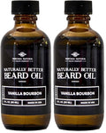 Montana Natural Shave Vanilla Bourbon Beard Oil & Conditioner 1oz Pack of 2