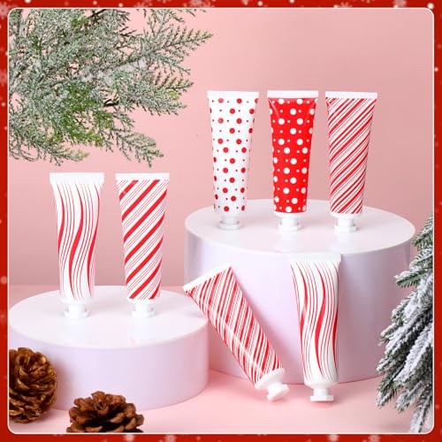30 Pcs Christmas Hand Cream Set - Peppermint Candy Travel Size Holiday Gift