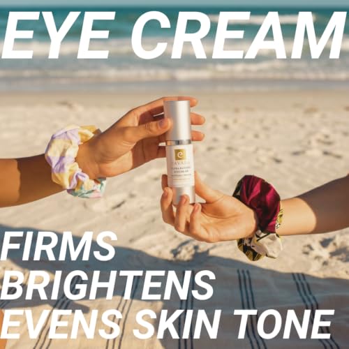 Eavara Organic Eye Cream 1oz for Dark Circles, Fine Lines & Puffiness - Natural Anti-Aging Serum