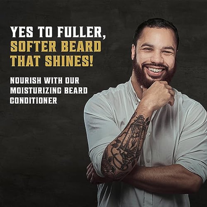 JVR Beard Wash and Beard Conditioner for Men, Beard Shampoo Cleanse and Reduces Frizz, Soften & Strengthens, Organic with Coconut, Aloe, Provides Shine for Dry & Coarse Beards, Beard Care (6.7oz)