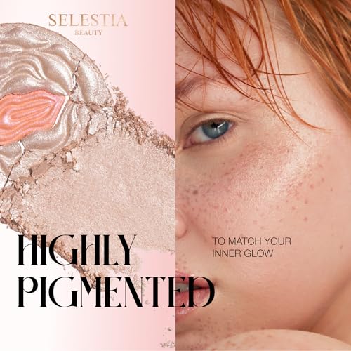 Powder Highlighter Makeup ? Divine V ? Radiant Glow for All Skin Tones, Easy-to-Apply, 0.53 oz