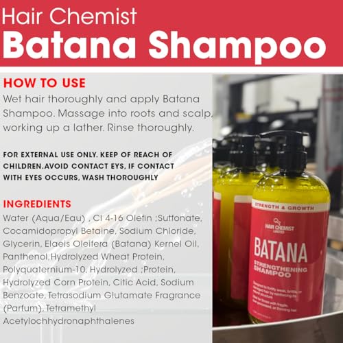 Strengthening Shampoo & Conditioner Set - Hair Growth & Thickening, 33.8 oz
