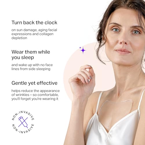 BLUMBODY Chest Wrinkle Patches 2 Pack and Mini Face Wrinkle Patches Bundle
