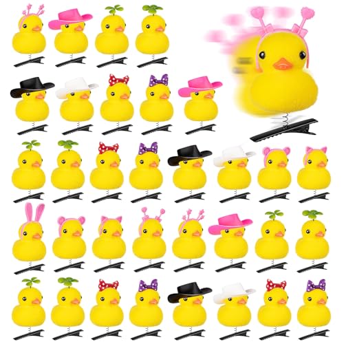 Yellow Duck Hair Clips 36Pcs Rave Accessories for School Party Festival - Variation of THIS listing