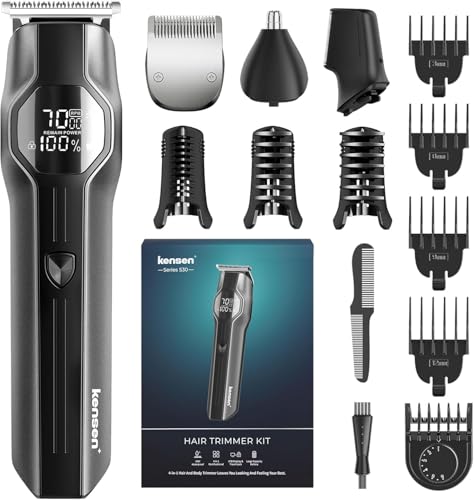 Kensen 15-in-1 Men's Grooming Kit Electric Trimmer & Clipper