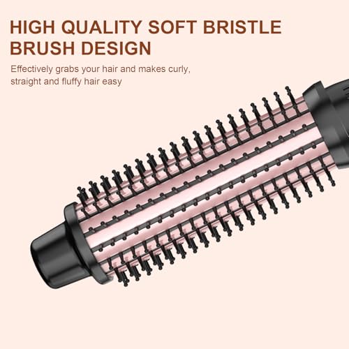 USHOW 1.5 Inch Rose Gold Thermal Hair Brush for Blowouts – Ionic Ceramic