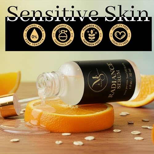 Vitamin C Serum for Face - Niacinamide Hyaluronic Acid Facial Serum - Anti Aging Serum with Ceramides - Glow for Sensitive Skin - Dark Spot Corrector Hydrating - 30 ml