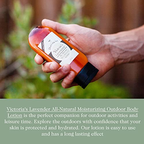 Victoria's Lavender ¡°Don¡¯t Bug Me¡± Insect Spray & Body Lotion - DEET-Free Plant-Based with Essential Oils & Aloe Vera, Travel-Friendly Skin Protection - 4 oz Each