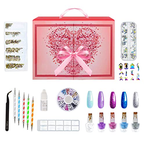 Flower All In One Makeup Kit for Teens and Women & CoralBeau Nail Kit for Girls