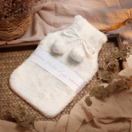 Sympathy Gift Baskets for Loss of Loved One ? Bereavement Gift Basket with Bath Salts, Hot Water Bottle, Hand Cream, Sage Candle & Greeting Card ? Sympathy Care Package, Condolences Gift for Women