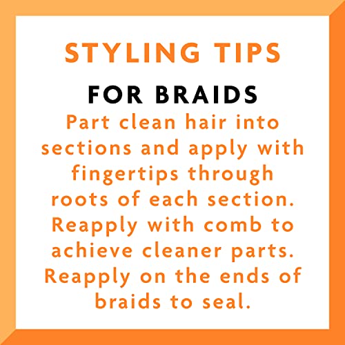 Cantu Protective Styles by Angela Braiding & Twisting Gel with Marula Oil & Aloe Vera, 8 Ounce