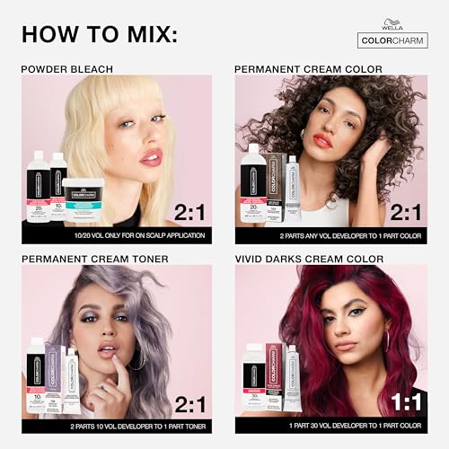 COLORCHARM Powder Hair Lightener 16oz - Up to 7 Levels of Lift, Dust-Free