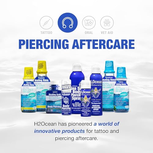 Piercing Aftercare Spray with Sea Salt and Enzymes - 1.5 oz, Pack of 2
