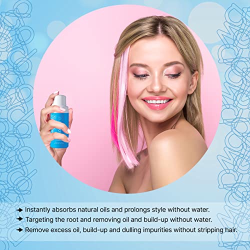 Faux Dry Shampoo - Gentle, Sulfate-Free, 1.7 oz for Hair Volume & Oil Absorption